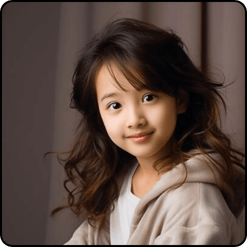 AI generated Asian baby